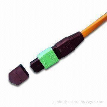 Fiber-optic Patch Cord with MTRJ/MPO Connectors and High Dense Connection, Easy to Operate